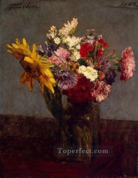 Flores Henri Fantin Latour Pinturas al óleo